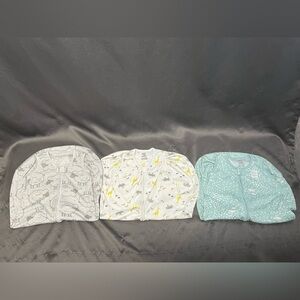 Carter's Baby Sleeveless Sleeping Bag - 3 Total - Gray, White, Blue